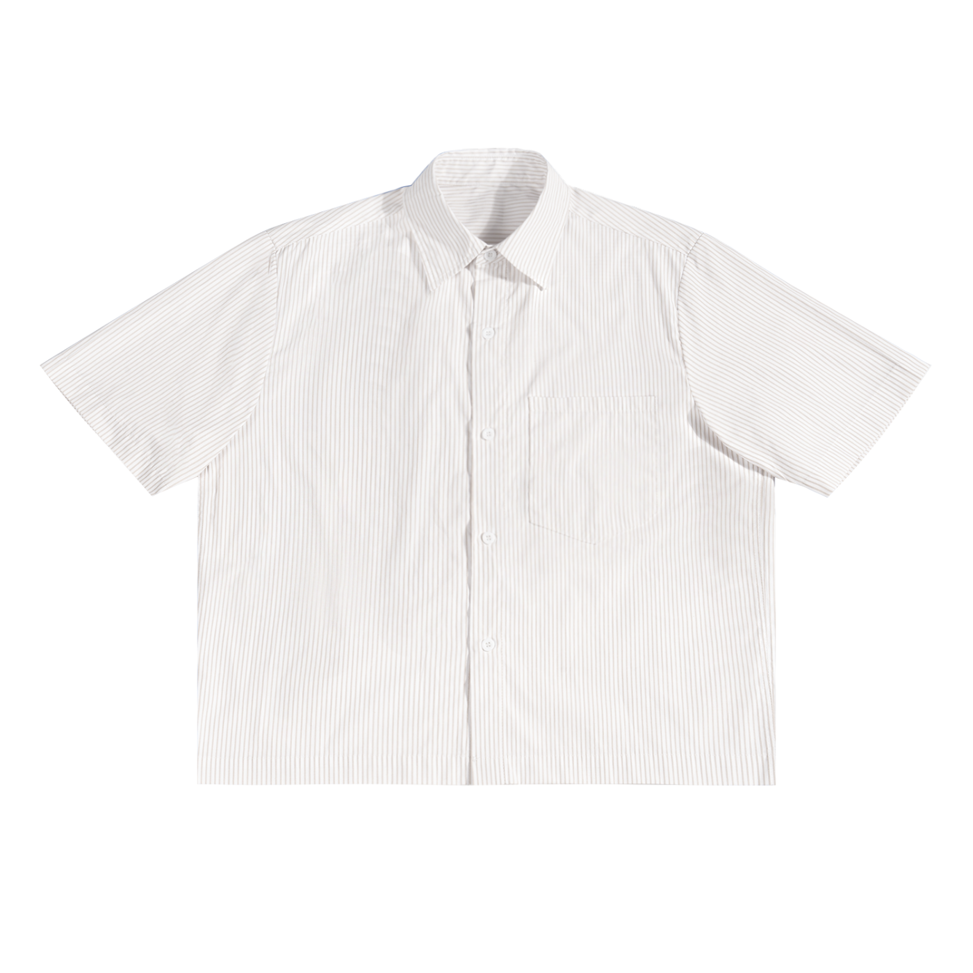Oversized Vertical Stripe Boxy Tribe Of NYC Button Up