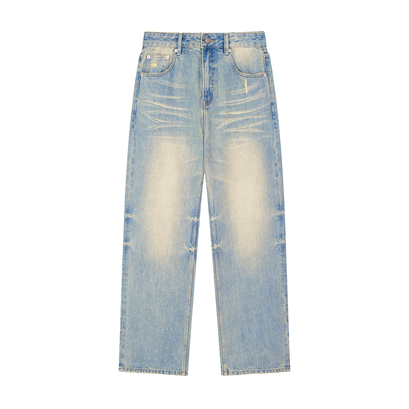 Sun Fade Basic Denim Jeans
