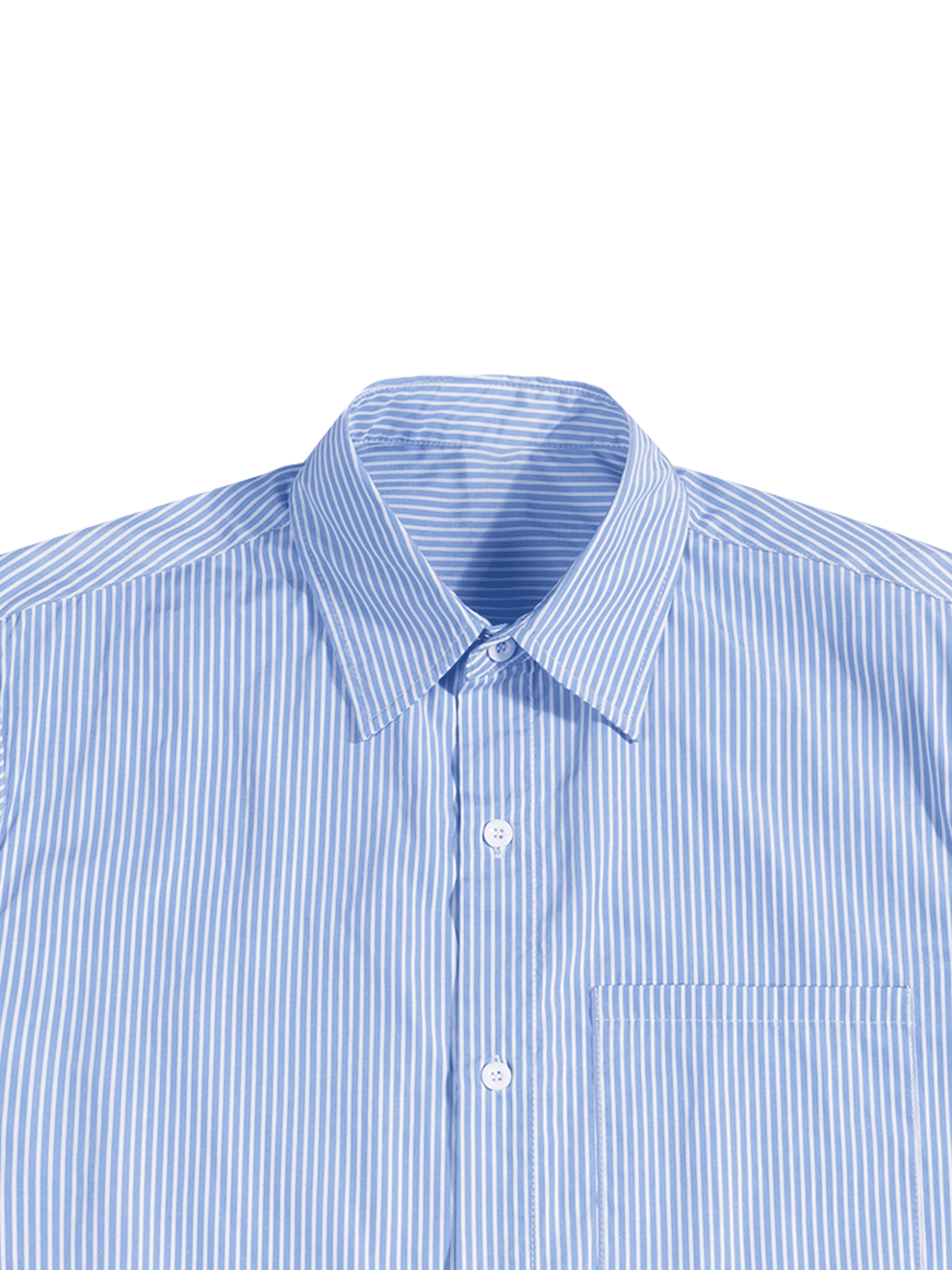 Oversized Vertical Stripe Boxy Tribe Of NYC Button Up