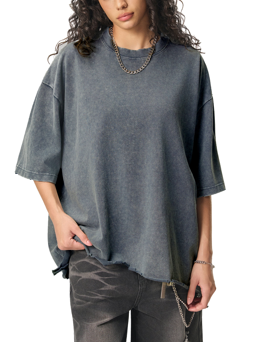 Tribe Of NYC Ripped Boxy T-shirt
